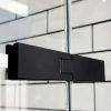 Image_20250430100126 SS08/17 - 10mm Black Frameless Shower Screen with Wall Channels with Seals Included - 950x950mm (Suit on 1000x1000 Base)