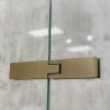Image_20250430113414 SS08/17 - 10mm Brushed Gold Frameless Shower Screen with Wall Channels with Seals Included - 950x950mm (Suit on 1000x1000 Base)