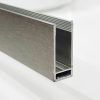 Image_20250430130349 SS08/17 - 10mm Brushed Nickel Frameless Shower Screen with Wall Channels with Seals Included - 950x950mm (Suit on 1000x1000 Base)