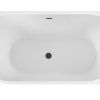 WINSOR 1500R MW OF (1) Winsor 1500mm Right Corner Gloss White Freestanding Bath (Central Waste Location)