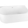 WINSOR 1500R MW OF (6) Winsor 1500mm Right Corner Gloss White Freestanding Bath (Central Waste Location)