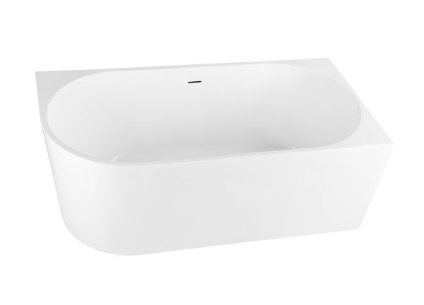 Winsor 1500mm Right Corner Gloss White Freestanding Bath (Central Waste Location)