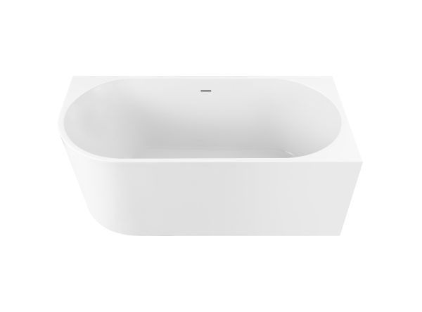 Winsor 1500mm Right Corner Gloss White Freestanding Bath (Central Waste Location)