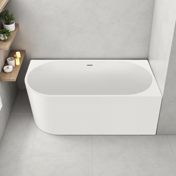 Winsor 1500mm Right Corner Gloss White Freestanding Bath (Central Waste Location)