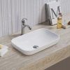 cove-5130-mw Cove-5130-MW Matte White Insert Ceramic Basin 510x330x150MM