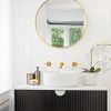 ot ma 900 6 OTMA-900 Black Wall Hung Vanity - 900x460mm