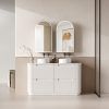 Lifestyle-Image-54552899CA57-15001Lifestyle1-scaled AU57 Fluted Curved Freestanding Vanity with Curve Stone Top - 750/900/1200/1500/1800mm