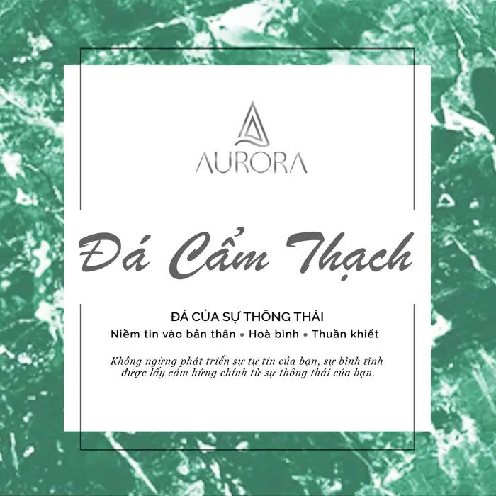 Nhẫn Star đá Cẩm Thạch tự nhiên bạc 925 aurora saigon