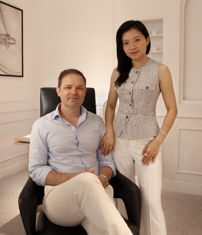 Nhà sáng lập Aurora Saigon tại boutique ở Thành phố Hồ Chí Minh