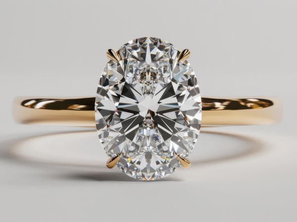 classic oval diamond engagement ring Ho Chi Minh - Vietnam