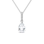 White Topaz Pendant