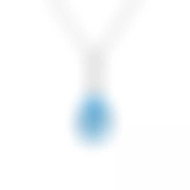 Swiss Blue Topaz Pendant