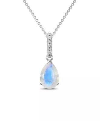 Moonstone SIlver Pendant  - June Birthstone