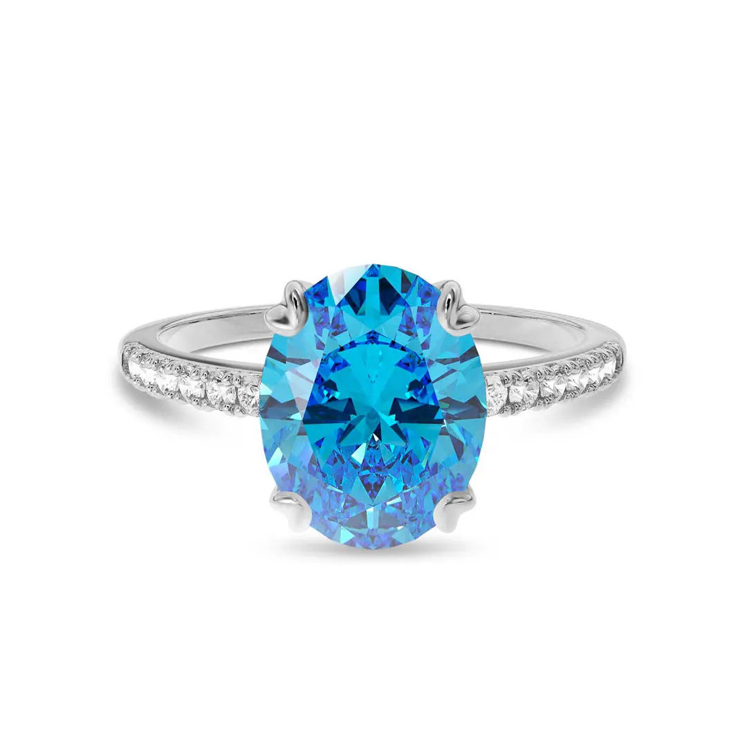 Blue Topaz Ring