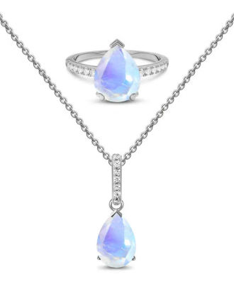 Moonstone Pendant & Ring