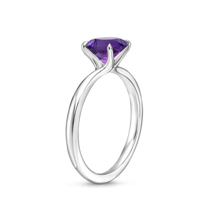 Amethyst Ring round ring