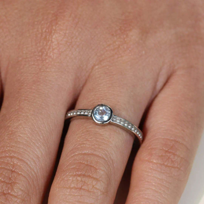 Sky Blue Topaz Classico Ring