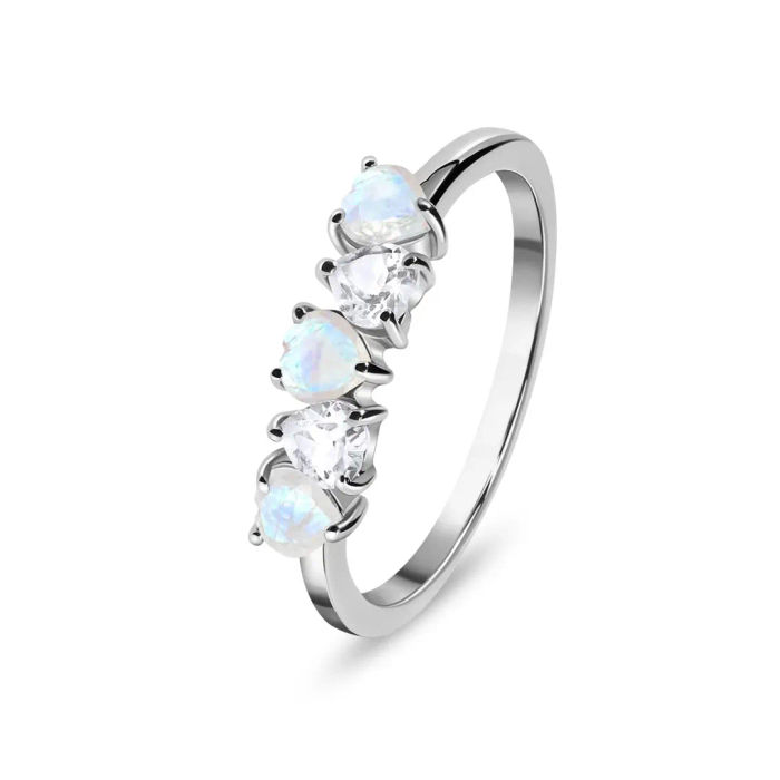 Moonstone Heart-felt Ring