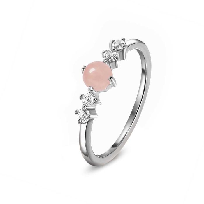 Rose Quartz Pluto Ring