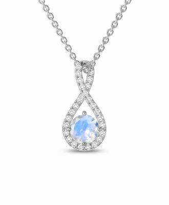 Infinity Moonstone Pendant