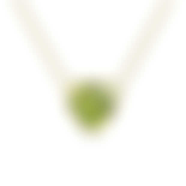 Eva Peridot Heart Pendant