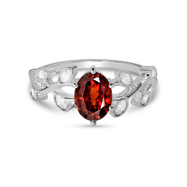 Nature Garnet 1.2ct Ring