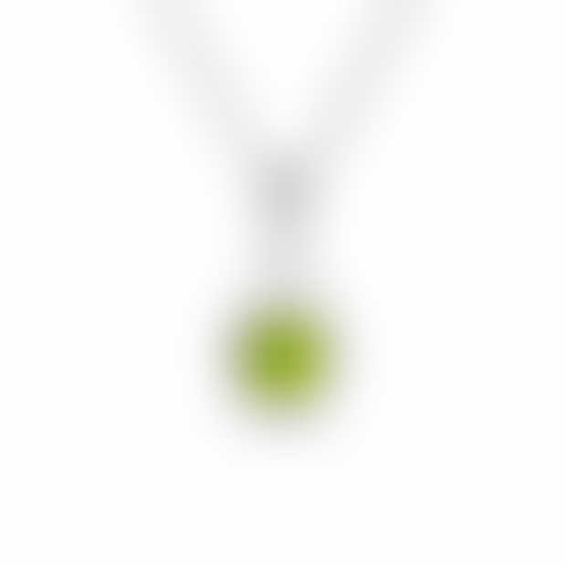 Figure of 8 style Round Peridot Pendant - Vietnam