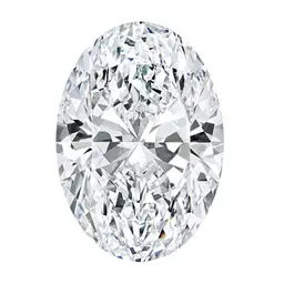 Oval cut diamond