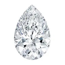 Pear cut diamond