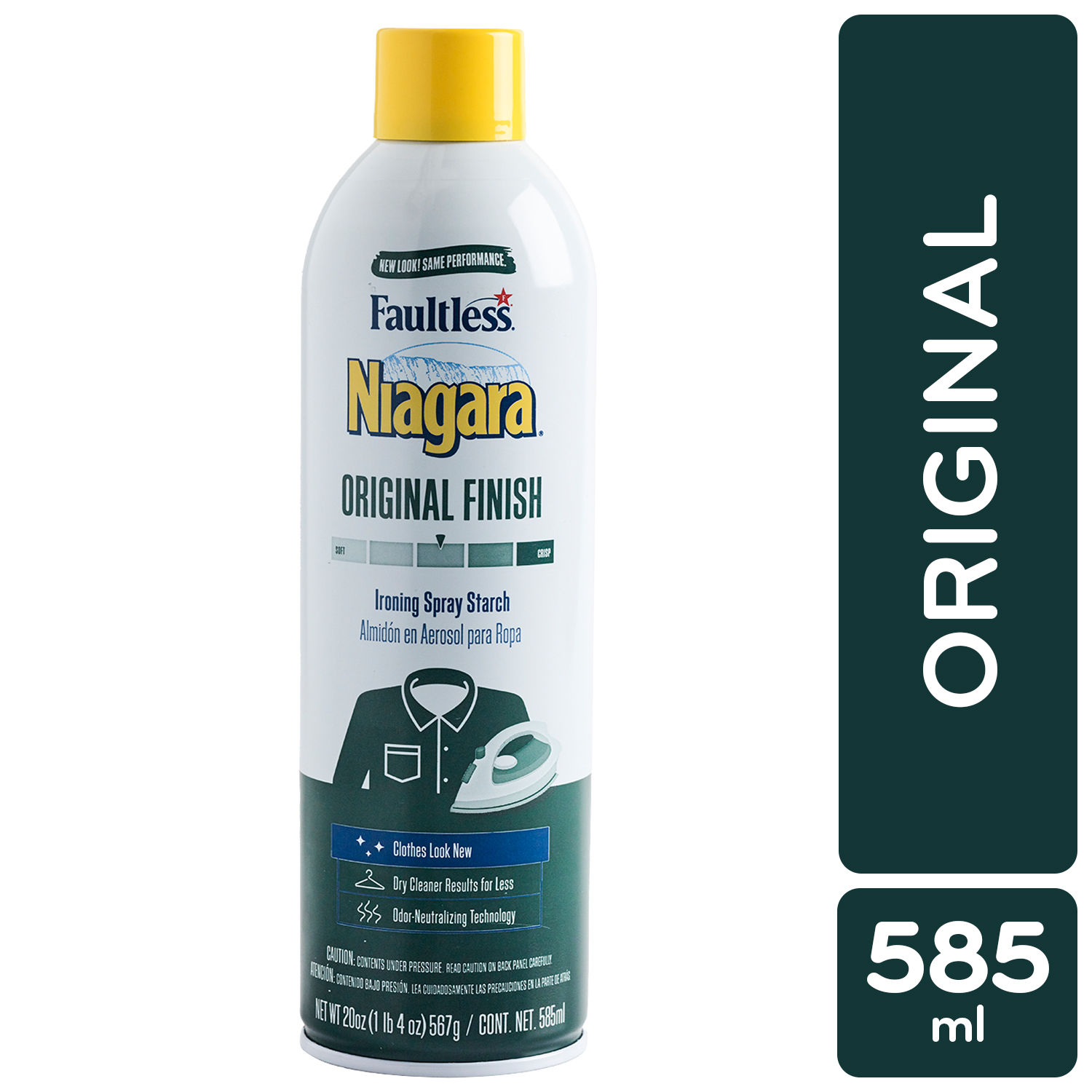 Spray de almidón pesado (20 onzas, paquete de 6) – Almidón líquido de  acabado pesado Niagara – Paquete de spray Iron Aid para ropa y telas