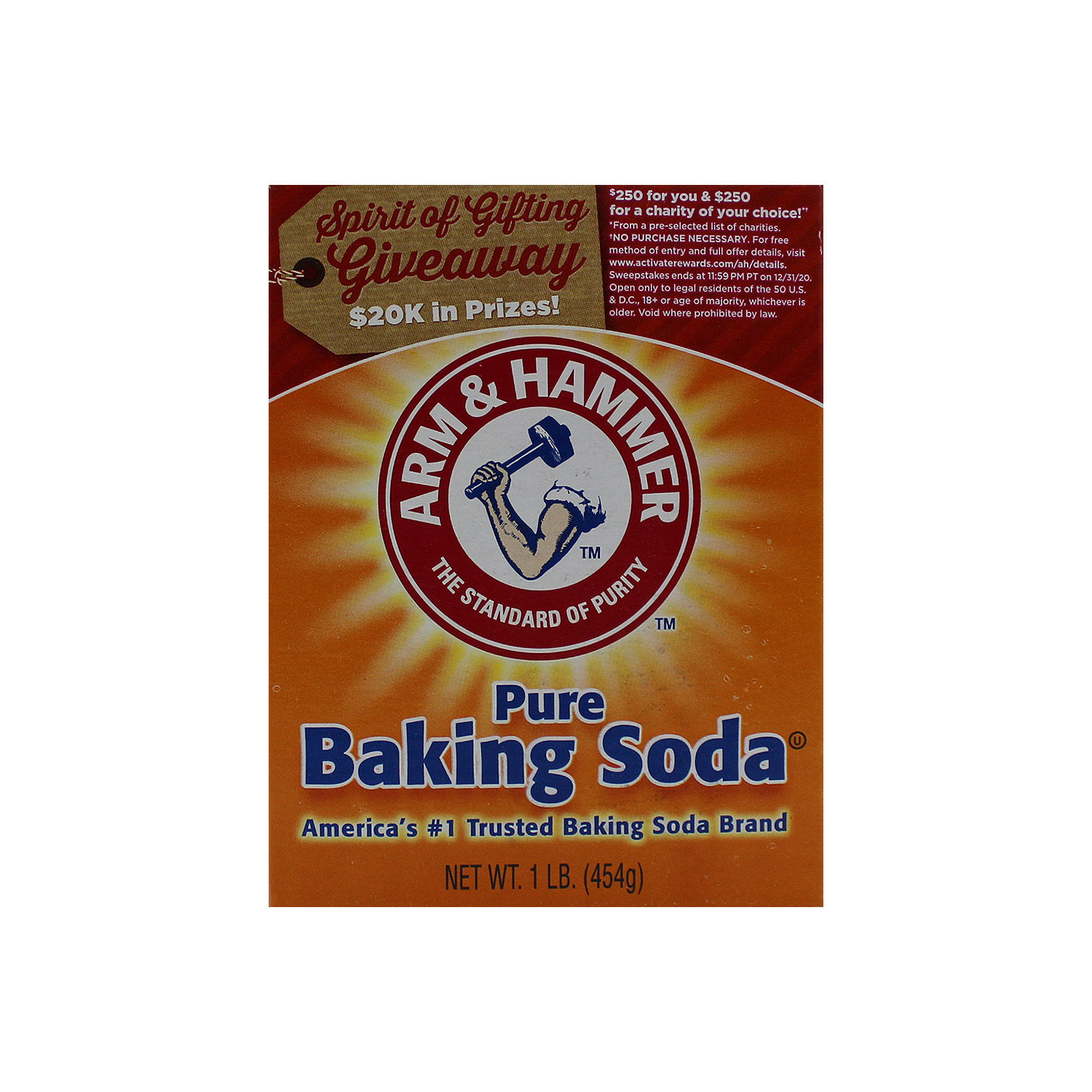 Absorbeolor Polvo Bicarbonato Arm Y Hammer Caja 454 G