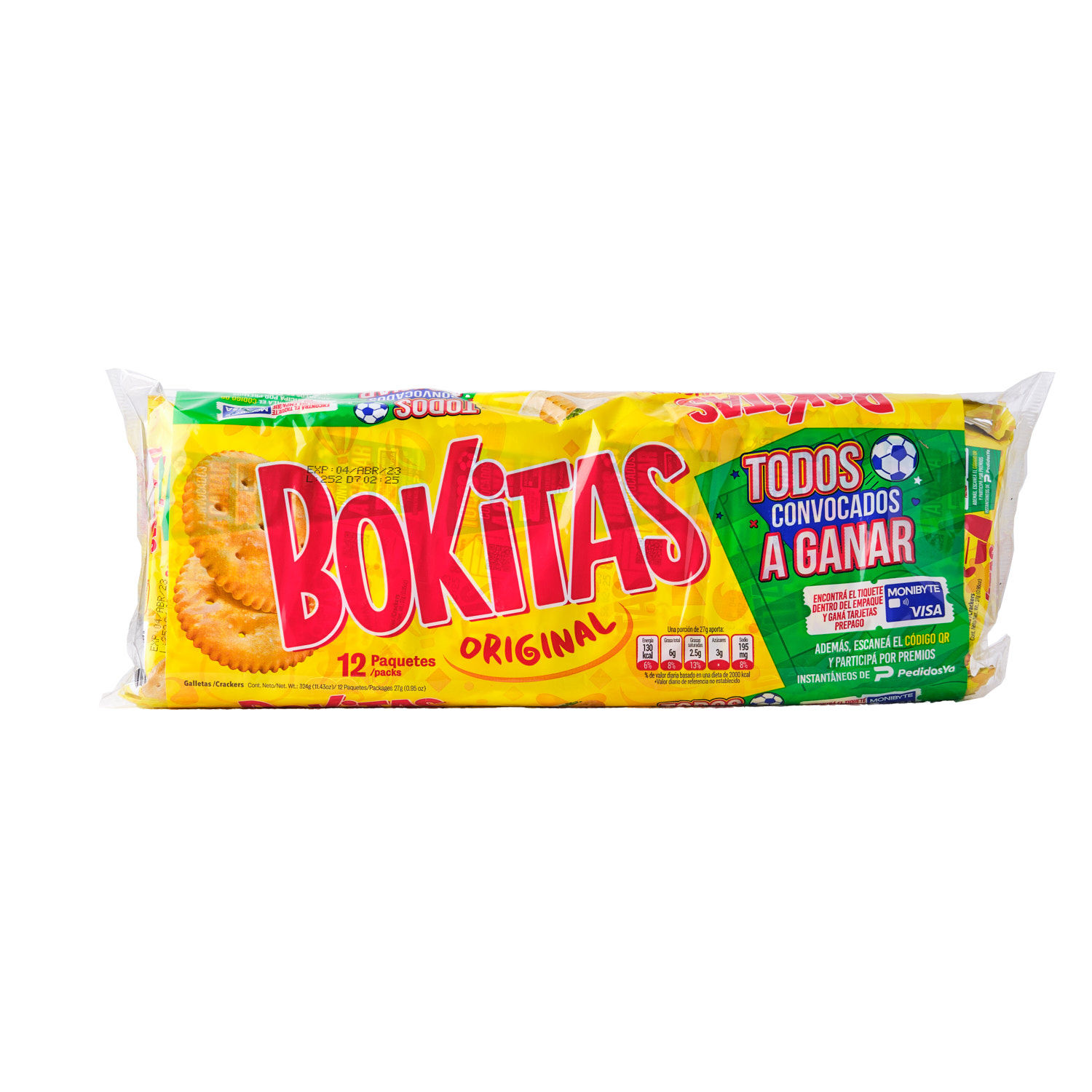 Galleta Salada Bokitas Pozuelo Paquete 324 G