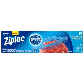 Ziploc Doble Cierre para Congelar- Mediano 20und – Mi Guagua