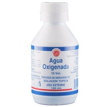 Agua Oxigenada 120ml.