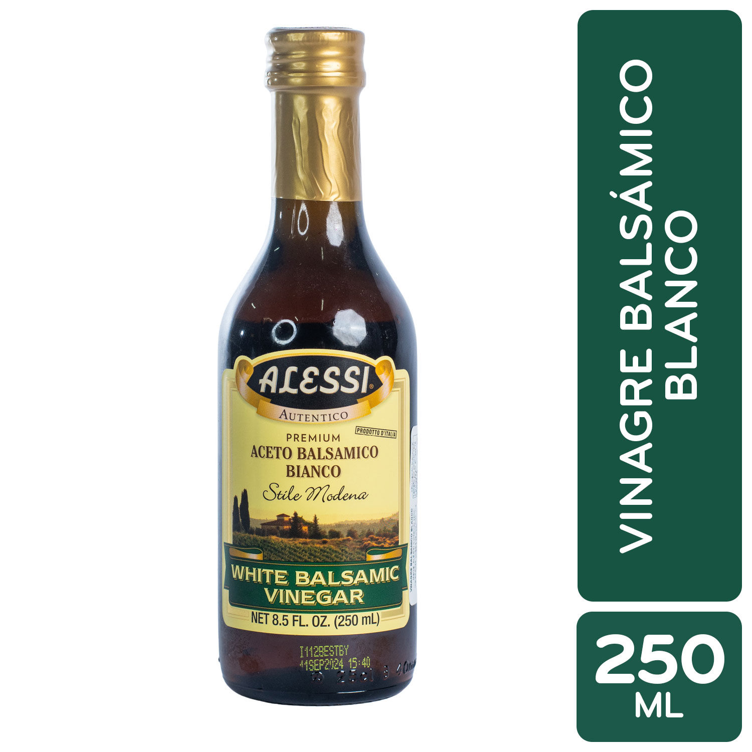 Vinagre Balsamico Blanco Alessi Botella 250 Ml
