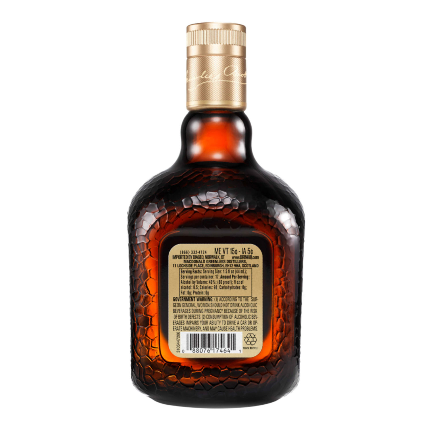 Whisky Escoces 12 Años Old Parr Botella 750 Ml