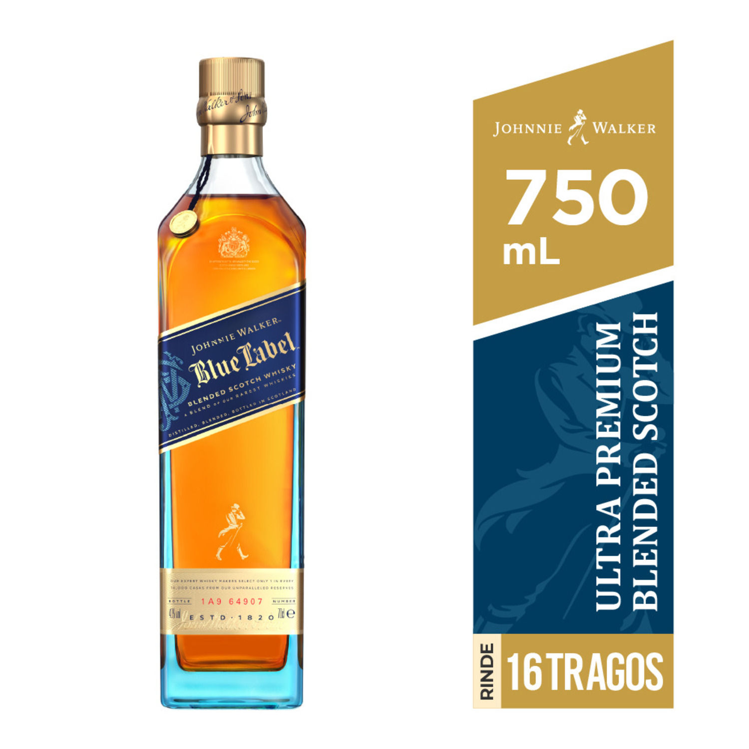 Whisky Escoces 21 Años Johnnie Walker Botella 750 Ml