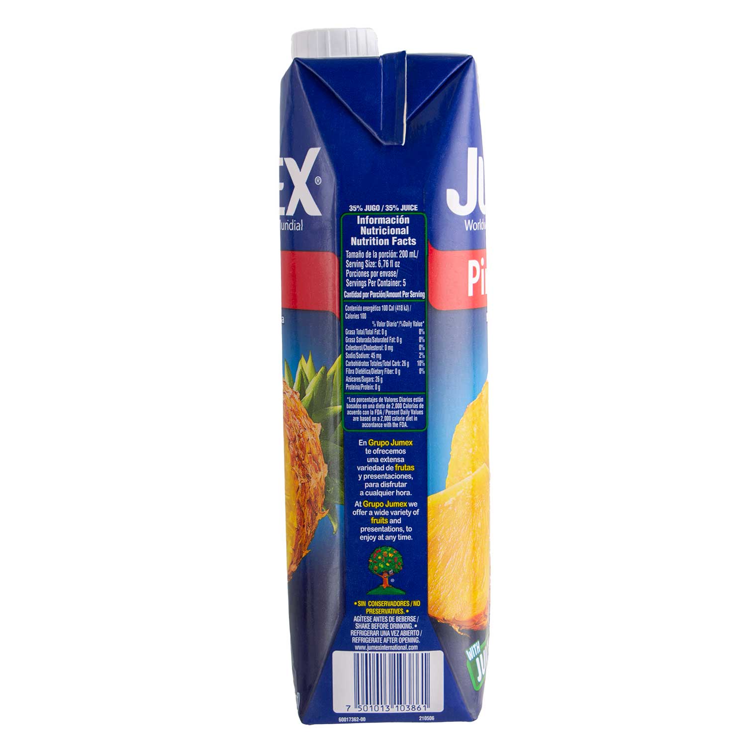 Bebida Jugo Piña Jumex Tetra Brick 1000 Ml