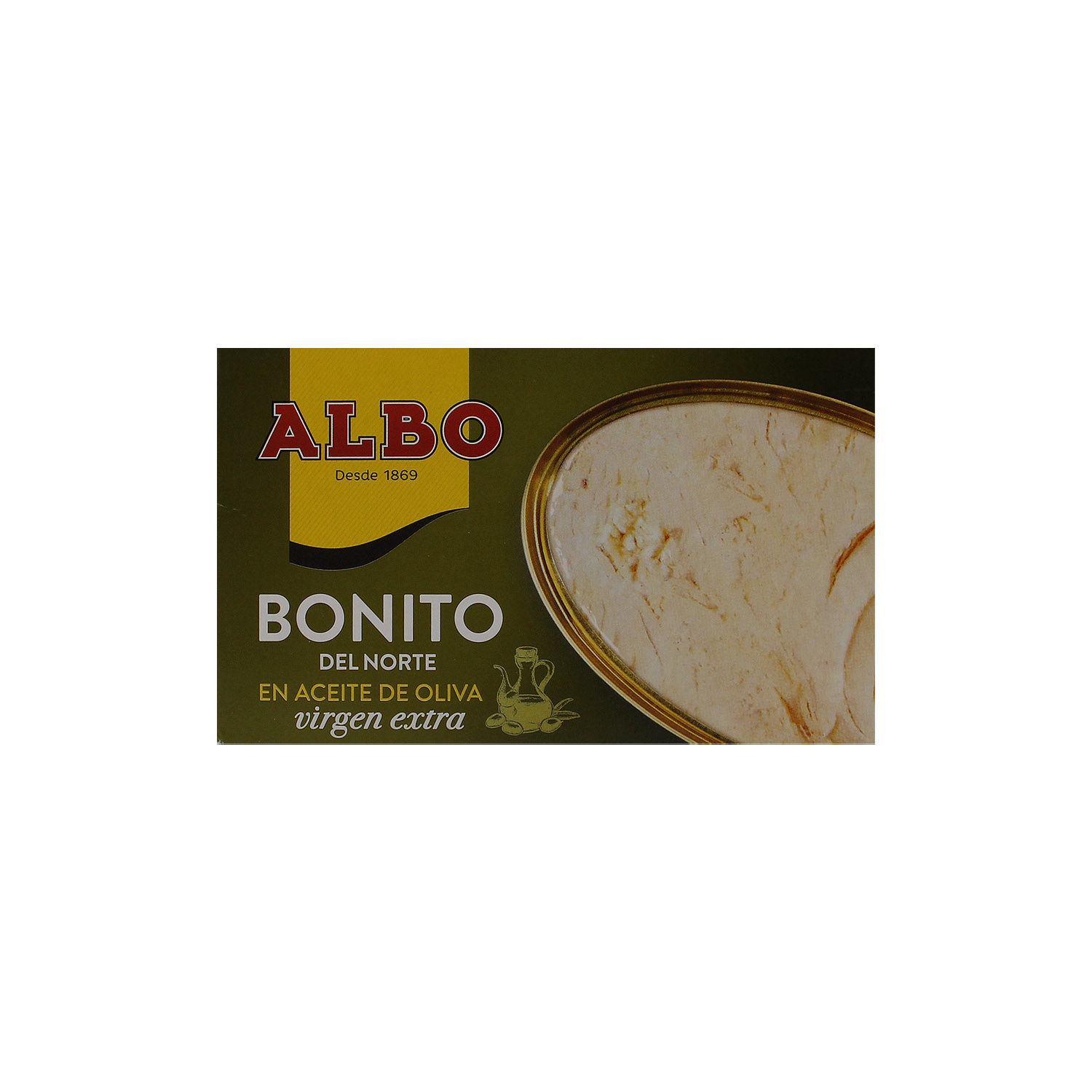 Atun Lomo Entero Aceite Oliva Blanco Albo Caja 112 G