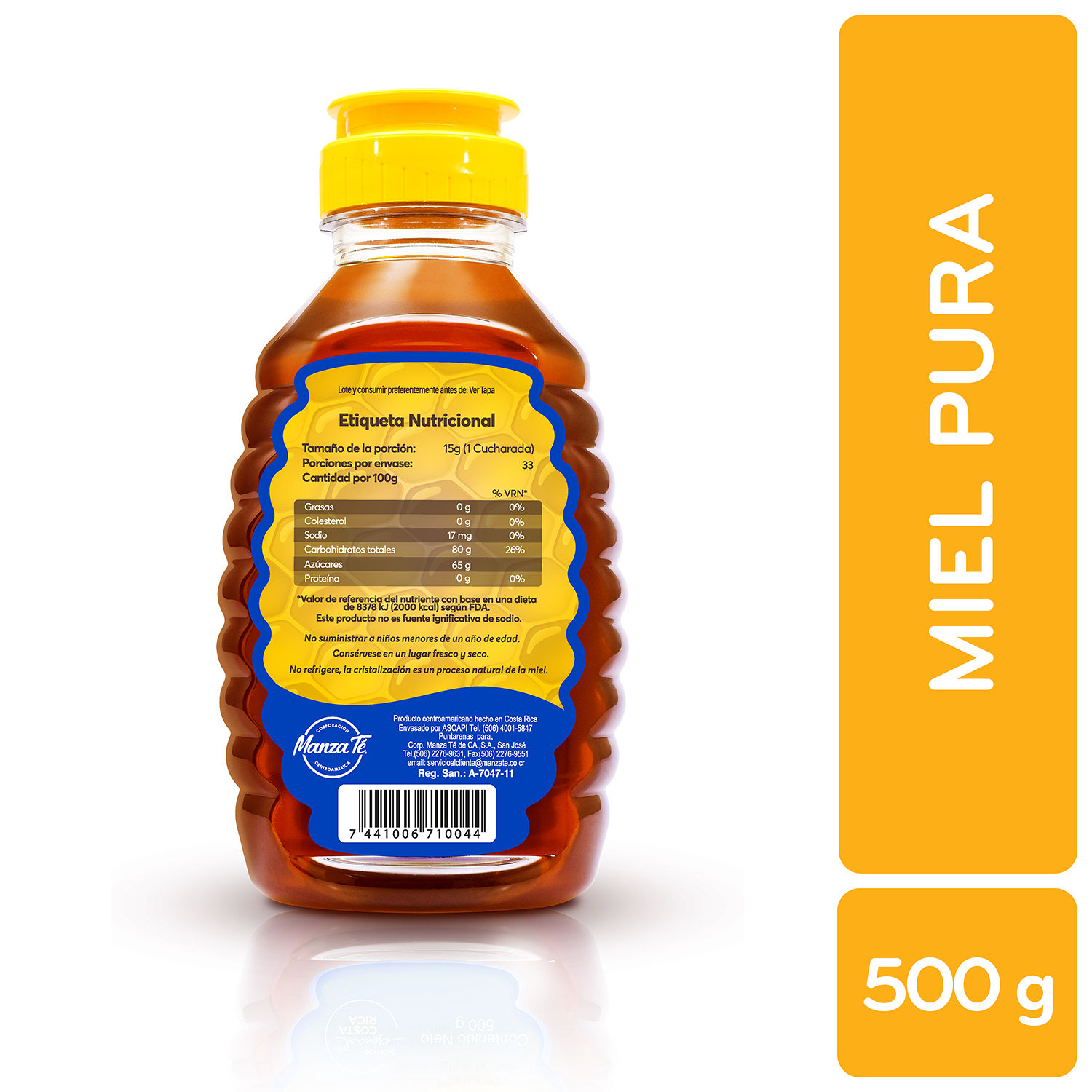 Miel Pura La Abejita Botella 500 G