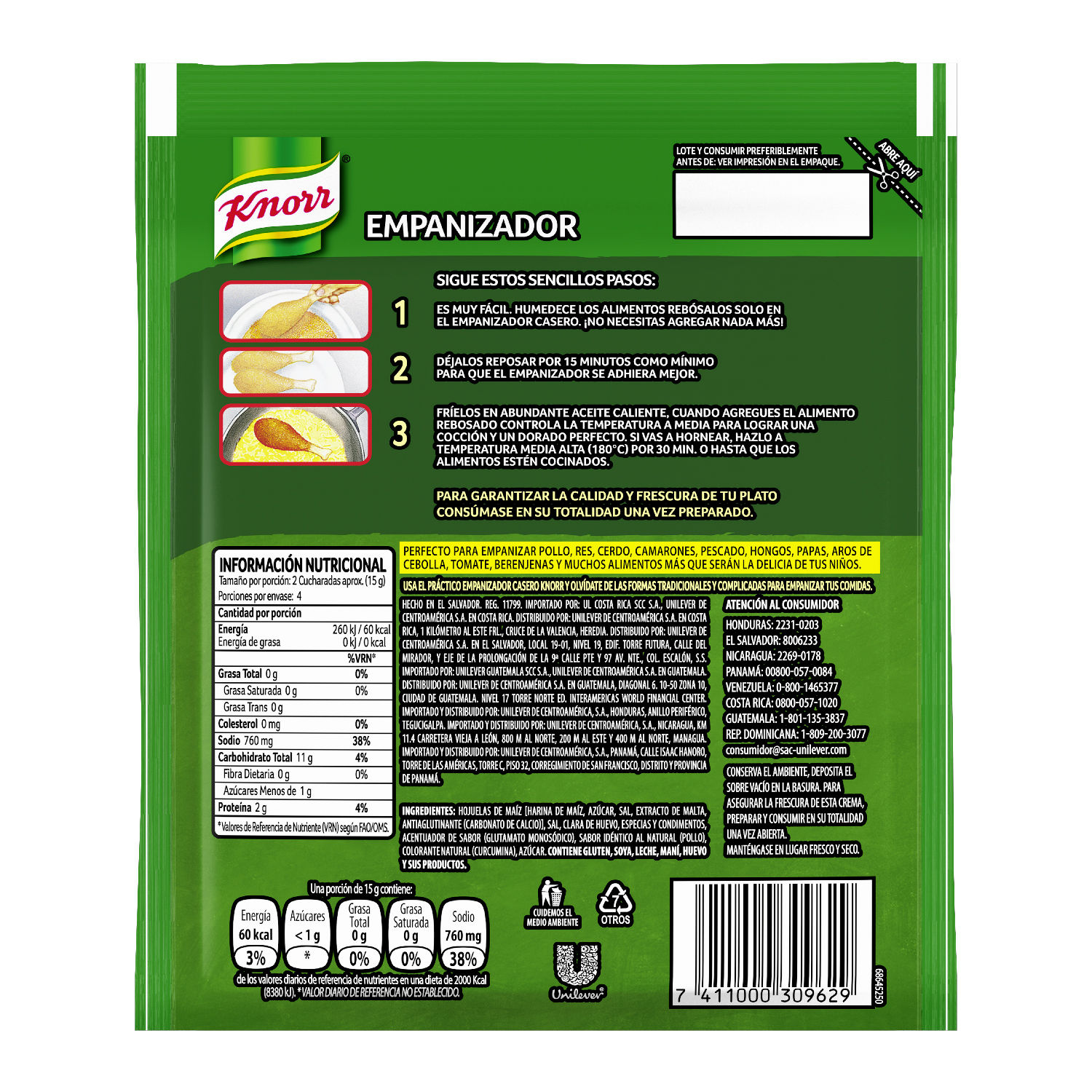 Empanizador   Knorr Paquete 60 G