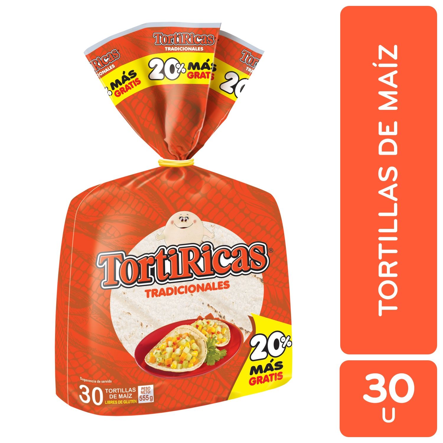 Tortillas Maiz 25u Torti Rica Paquete 412 G