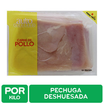 Filet Pechuga De Pollo Premium Sin Piel Deshuesado 4 Unidades Auto Mercado Kilogramo