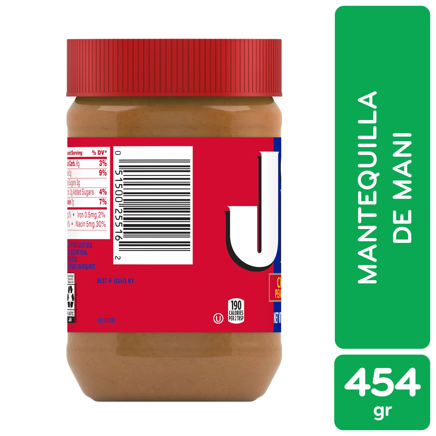 Mantequilla Mani Jif Envase 454 G