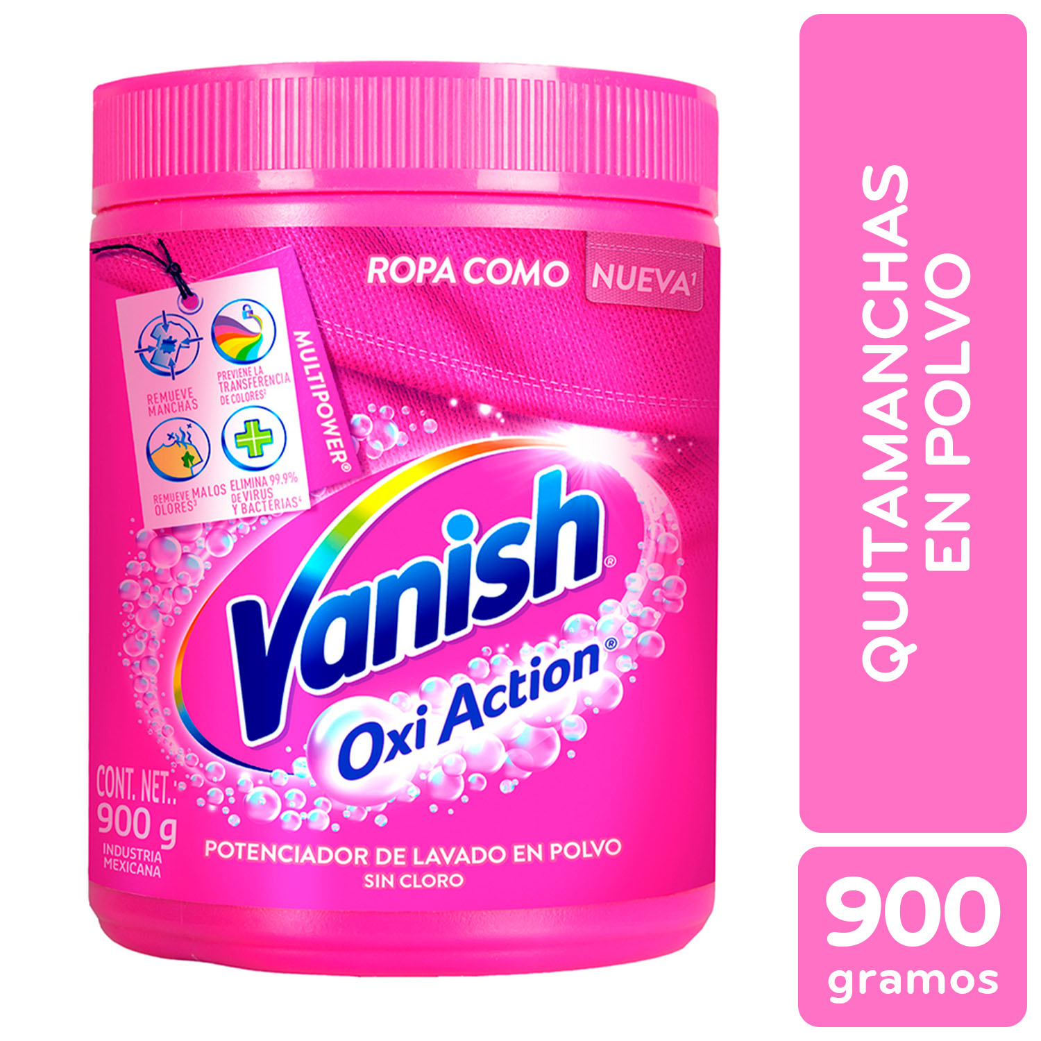 Quitamanchas Polvo Color Vanish Envase 900 G