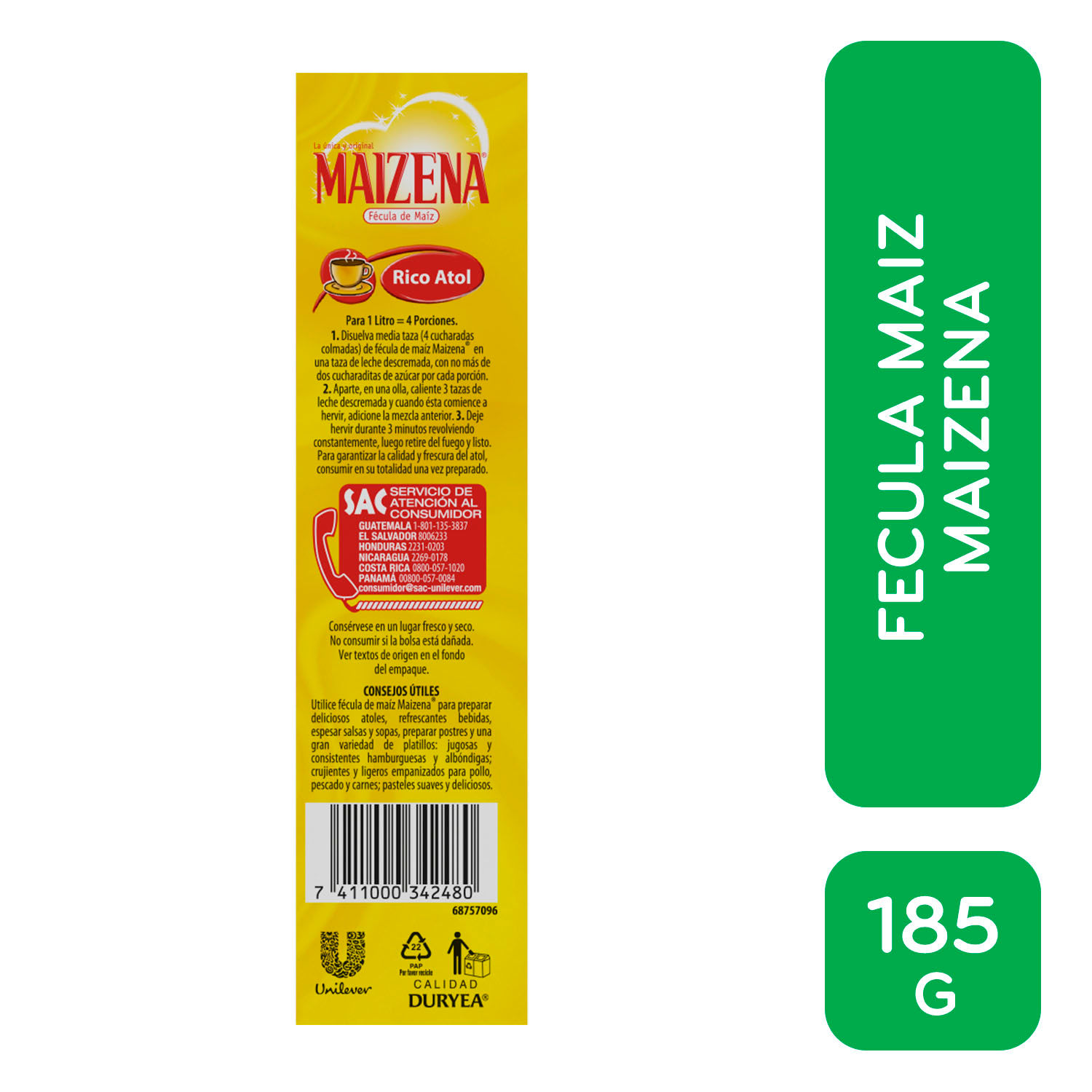 Fecula Maiz Maizena Caja 185 G