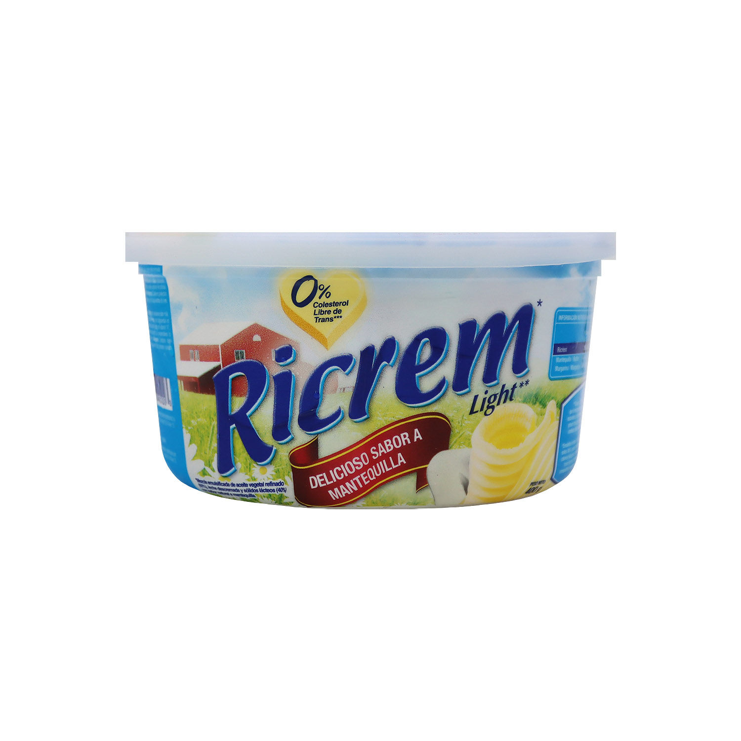 Margarina Regular Ricrem Envase 400 G