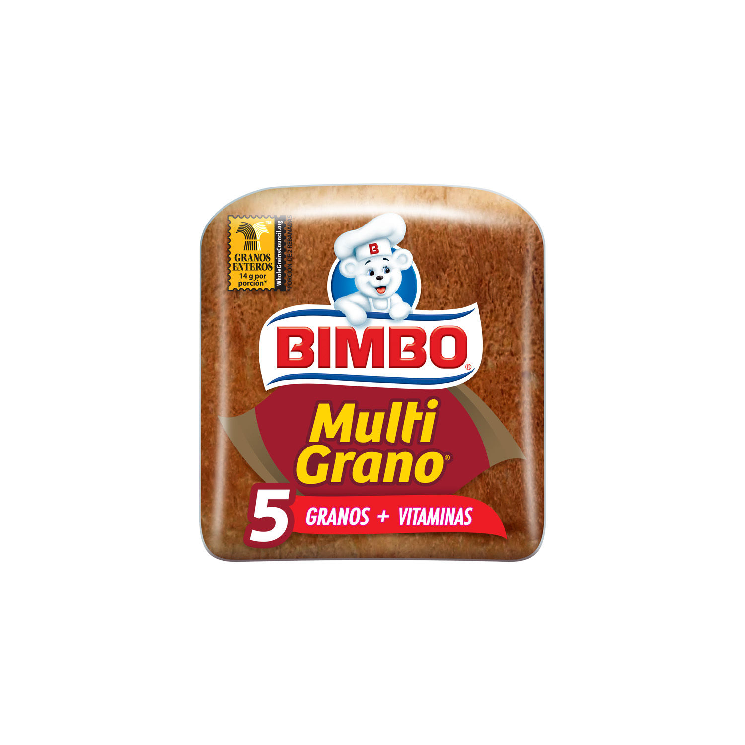 Pan Empacado Integral Multigrano Bimbo Paquete 540 G