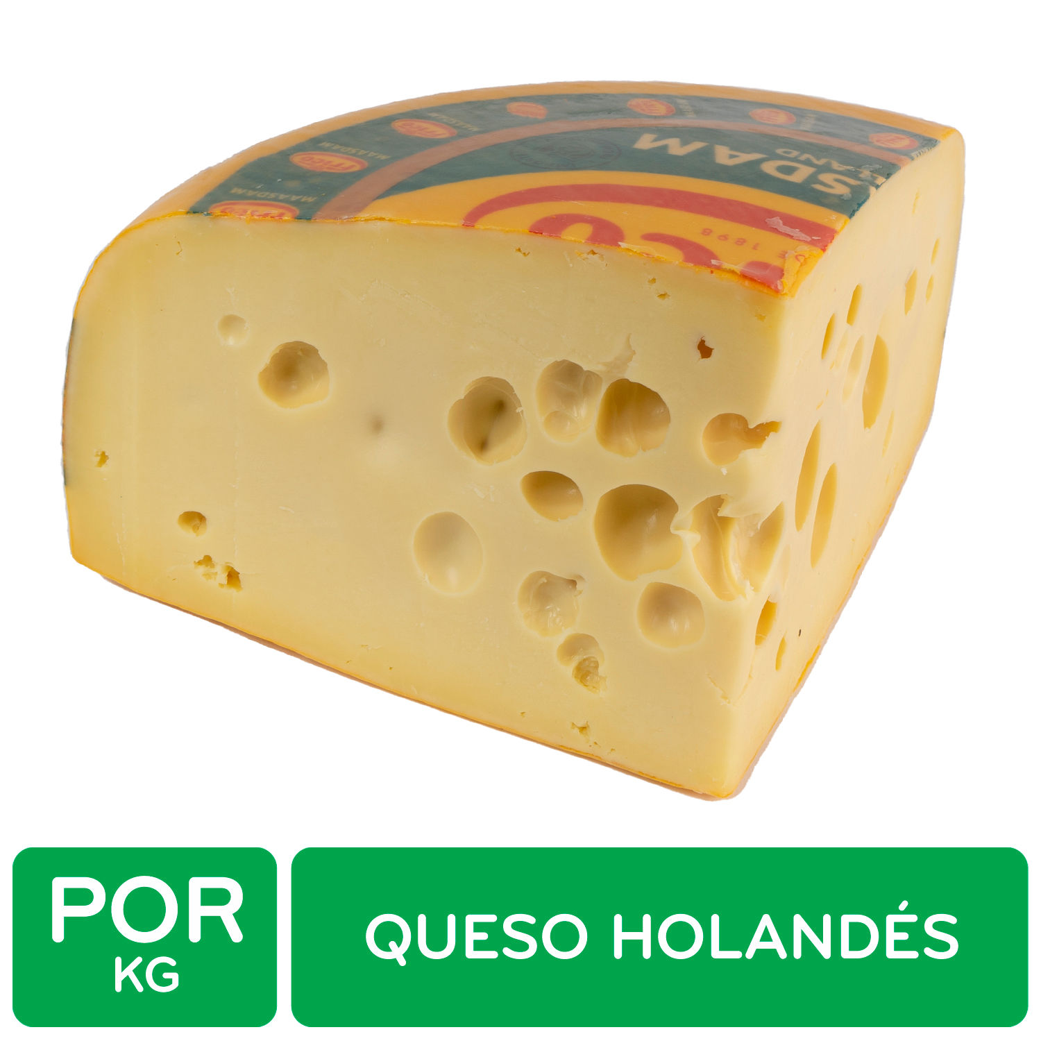 Queso Maasdam Importado De Holanda Frico Kilo