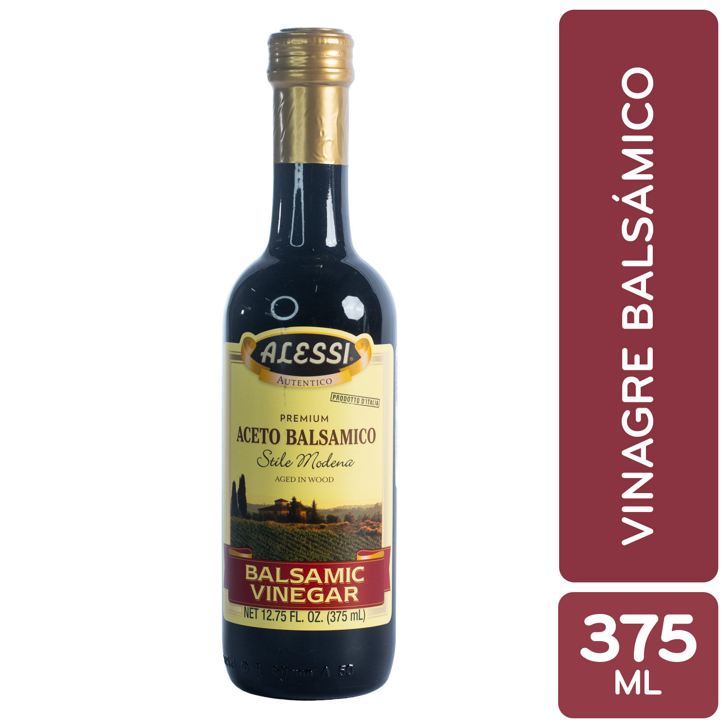 Vinagre Balsamico Alessi Botella 375 Ml